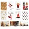 Better Office Products Christmas/Holiday Greeting Cards & Envs, 4in. x 6in. Gold and Metallic Foil, Blank Inside, 100PK 64590 - alternate 1